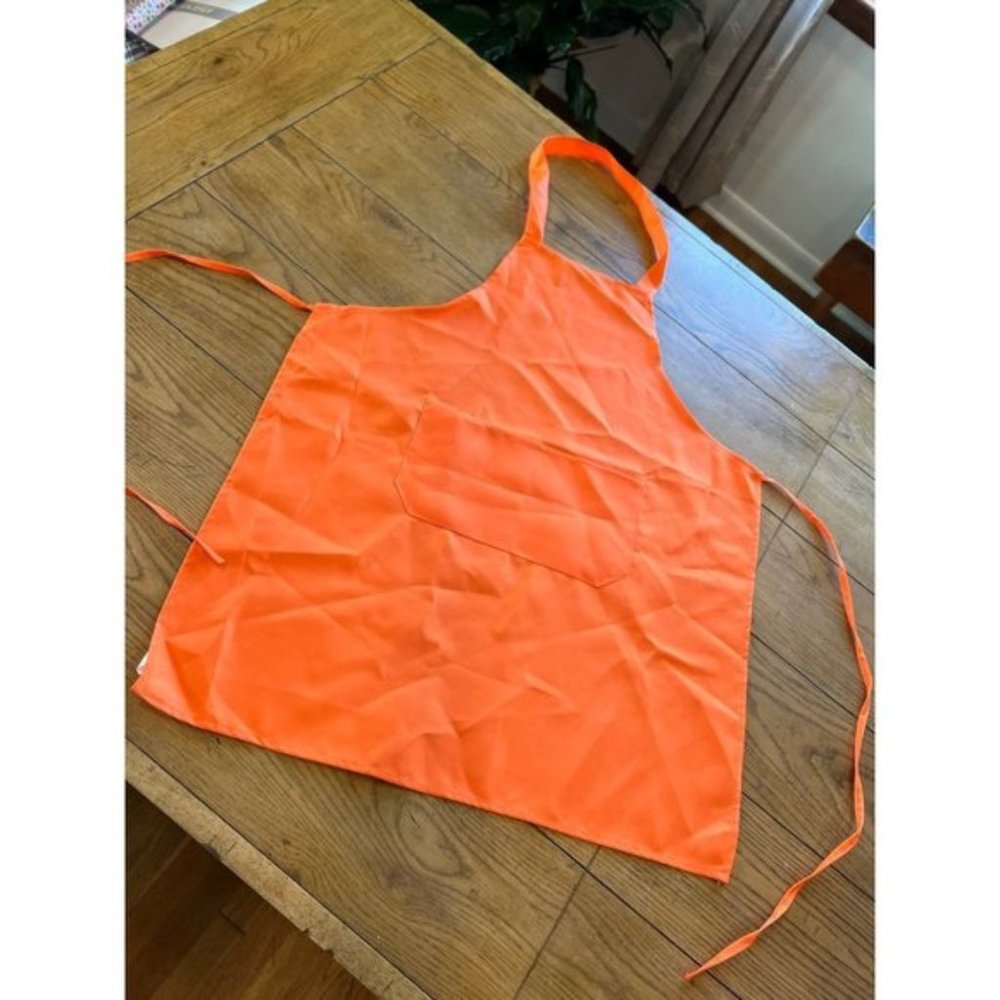 Orange Adult Apron